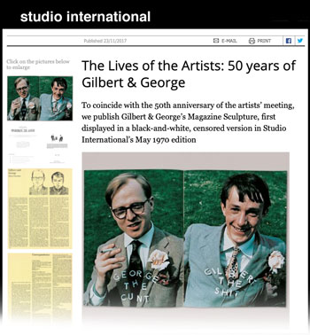 50 years of Gilbert & George