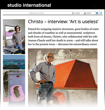 Christo interview